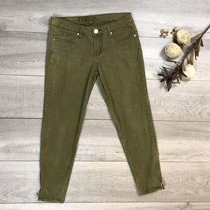 🔴 Crop Skinny Jeans w/ Ankle Zippers | Size 5/6